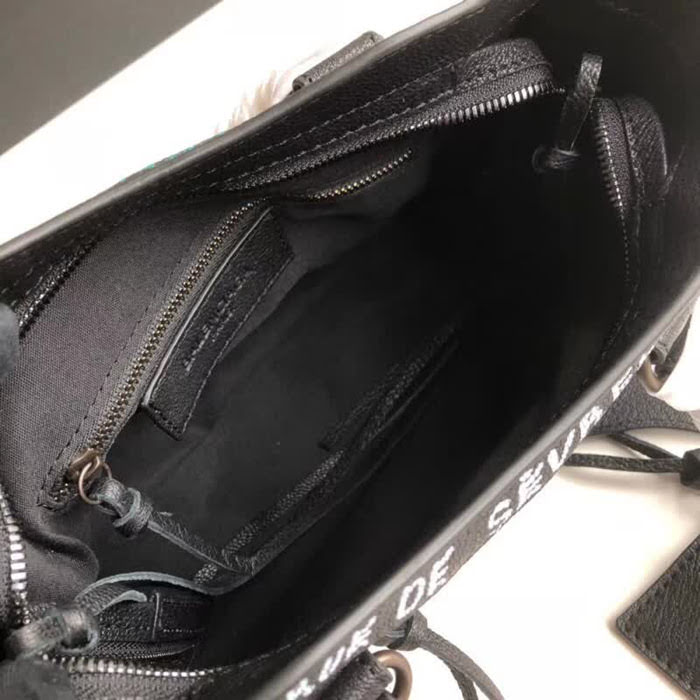 BALENCIAG巴黎世家 義大利進口頂級山羊皮 小金釘 深灰色 手提肩背斜挎包  BL1607
